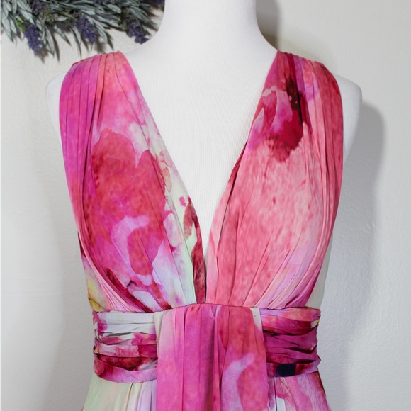 Fame and Partners Long watercolor gown - Picture 6 of 16